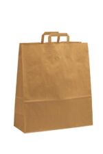 Papierové tašky hnedé ploché ucho 400x160x450 mm