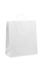 Papierová taška biela krútené ucho 400x160x450 mm