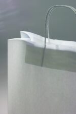Taška vrúbkovaná biela krútené ucho 400x160x450 mm