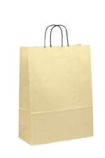 Papierová taška maslová TOP krútené ucho 240x110x310 mm